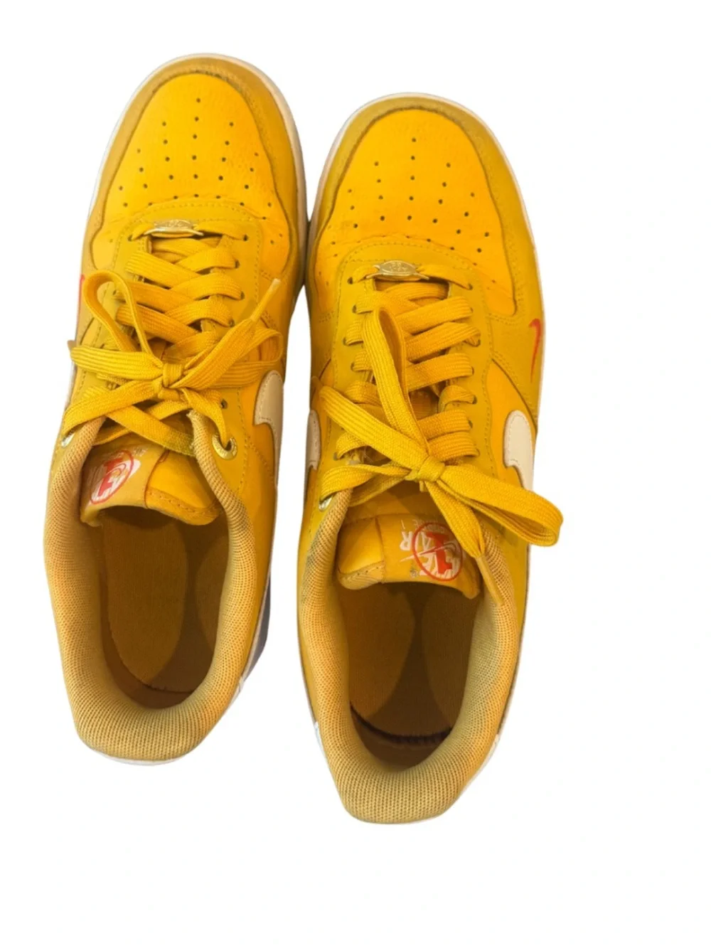 Women’s Size 10 Yellow Nike Air Force 1 Low Sneakers